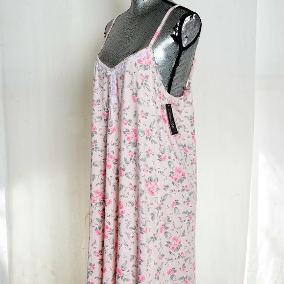 NWT  Pink Floral Love to Love You Chemise - Large - Picture 3 of 5